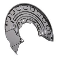 RIDEX 1330S0306 - Chapa protectora contra salpicaduras, disco de freno