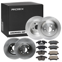 RIDEX 3405B1750 - Kit frenos, freno de disco