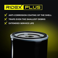 RIDEX 7O0065P - Filtro de aceite