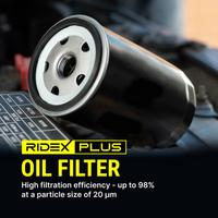 RIDEX 7O0086P - Filtro de aceite