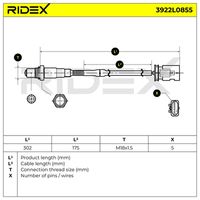RIDEX 3922L0855 - Sonda Lambda