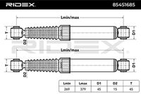 RIDEX 854S1685 - Amortiguador