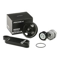RIDEX 4172P0016 - Bomba de agua + kit de correa poli V