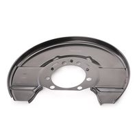 RIDEX 1330S0160 - Chapa protectora contra salpicaduras, disco de freno