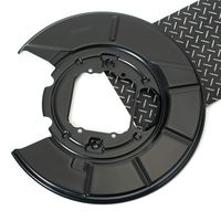 RIDEX 1330S0045 - Chapa protectora contra salpicaduras, disco de freno