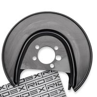 RIDEX 1330S0046 - Chapa protectora contra salpicaduras, disco de freno