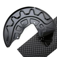 RIDEX 1330S0054 - Chapa protectora contra salpicaduras, disco de freno