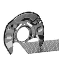 RIDEX 1330S0124 - Chapa protectora contra salpicaduras, disco de freno