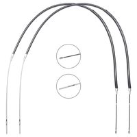 RIDEX 124C0162 - Cable de accionamiento, freno de estacionamiento
