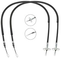 RIDEX 124C0228 - Cable de accionamiento, freno de estacionamiento
