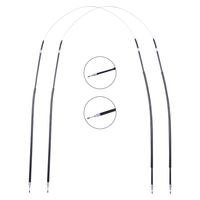 RIDEX 124C0582 - Cable de accionamiento, freno de estacionamiento