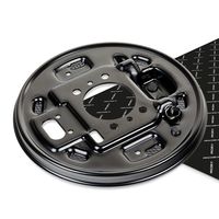 RIDEX 1330S0347 - Chapa protectora contra salpicaduras, disco de freno