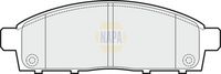 NAPA NBP1104 - Juego de pastillas de freno - NAPA