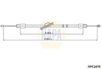 NAPA NPC1670 - Cable de accionamiento, freno de estacionamiento - NAPA