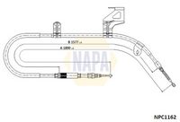 NAPA NPC1162 - Cable de accionamiento, freno de estacionamiento - NAPA