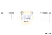 NAPA NPC1260 - Cable de accionamiento, freno de estacionamiento - NAPA