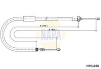NAPA NPC1258 - Cable de accionamiento, freno de estacionamiento - NAPA