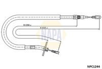 NAPA NPC1244 - Cable de accionamiento, freno de estacionamiento - NAPA