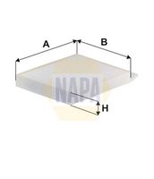 NAPA NFC4308 - Filtro, aire habitáculo - NAPA