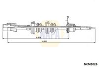 NAPA NCM5026 - Árbol flexible del velocímetro