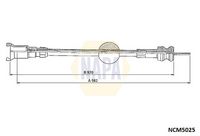 NAPA NCM5025 - Árbol flexible del velocímetro