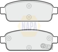 NAPA NBP1816 - Juego de pastillas de freno - NAPA