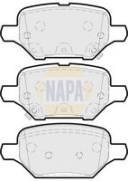 NAPA NBP1800 - Juego de pastillas de freno - NAPA