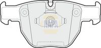 NAPA NBP1734 - Juego de pastillas de freno - NAPA