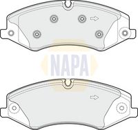 NAPA NBP1691 - Juego de pastillas de freno - NAPA