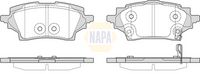 NAPA NBP1685 - Juego de pastillas de freno - NAPA