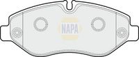 NAPA NBP1280 - Juego de pastillas de freno - NAPA