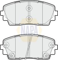 NAPA NBP1273 - Juego de pastillas de freno - NAPA