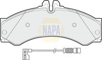 NAPA NBP1267 - Juego de pastillas de freno