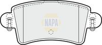 NAPA NBP1123 - Juego de pastillas de freno - NAPA