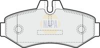 NAPA NBP1366 - Juego de pastillas de freno - NAPA