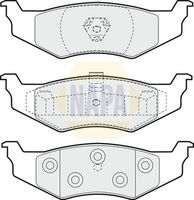 NAPA NBP1070 - Juego de pastillas de freno - NAPA