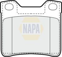 NAPA NBP1057 - Juego de pastillas de freno - NAPA