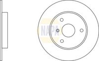 NAPA NBD5412 - Disco de freno - NAPA