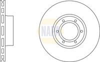 NAPA NBD5558 - Disco de freno - NAPA
