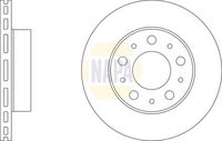 NAPA NBD5470 - Disco de freno - NAPA