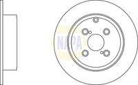 NAPA NBD5219 - Disco de freno - NAPA