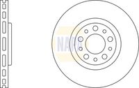 NAPA NBD5068 - Disco de freno - NAPA