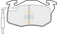 NAPA NBP1149 - Juego de pastillas de freno - NAPA