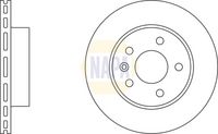 NAPA NBD5316 - Disco de freno - NAPA