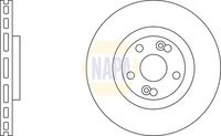 NAPA NBD5456 - Disco de freno - NAPA