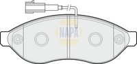 NAPA NBP1152 - Juego de pastillas de freno - NAPA