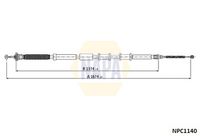 Metalcaucho 81354 - Cable de accionamiento, freno de estacionamiento