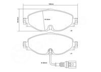 BREMBO 07.B314.93 - Juego zapatas freno de alto rendimiento