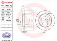 BREMBO 08.4931.10 - Disco de freno