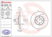 BREMBO 08227510 - Disco de freno - PRIME LINE